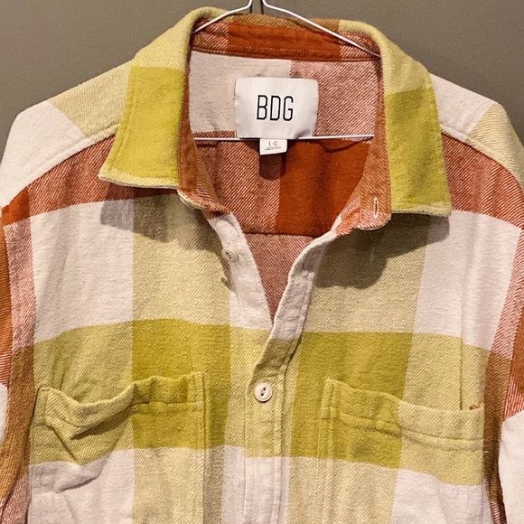 BDG checkered shirt LG - Picture 2 of 4